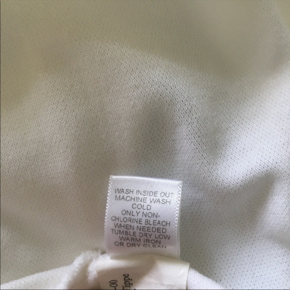 Banana Republic White Short-Sleeve Polo Shirt Men’s Size Large Tall - Picture 5 of 5